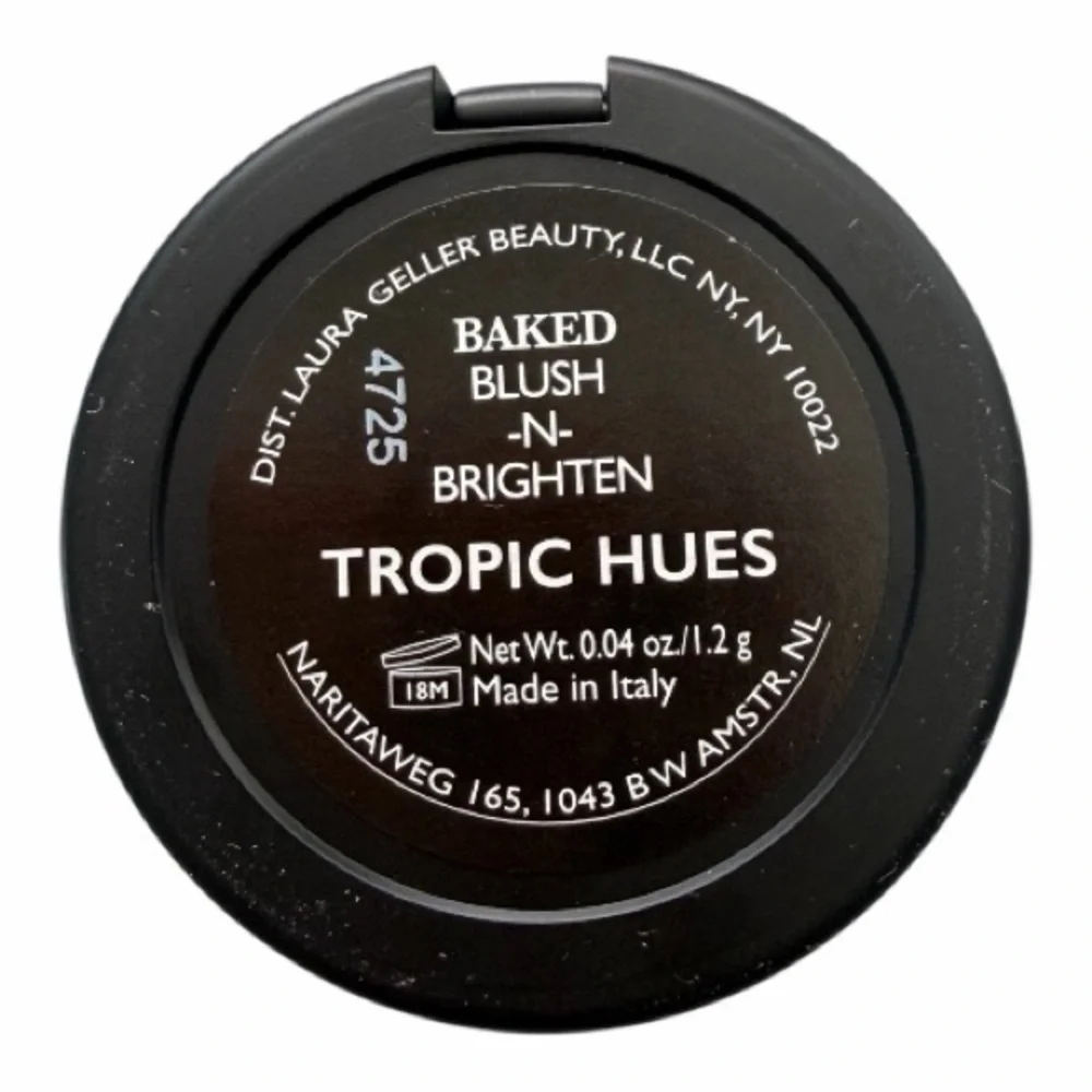 Laura Geller Tropical Hues Baked & Brighten Blush - Highliter - New- Travel Size